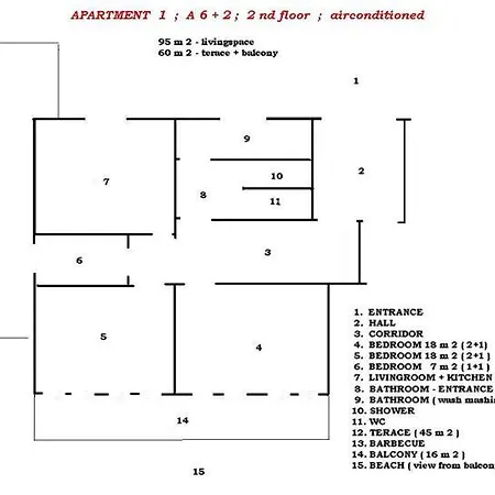 Apartmán Acapulco Omiš